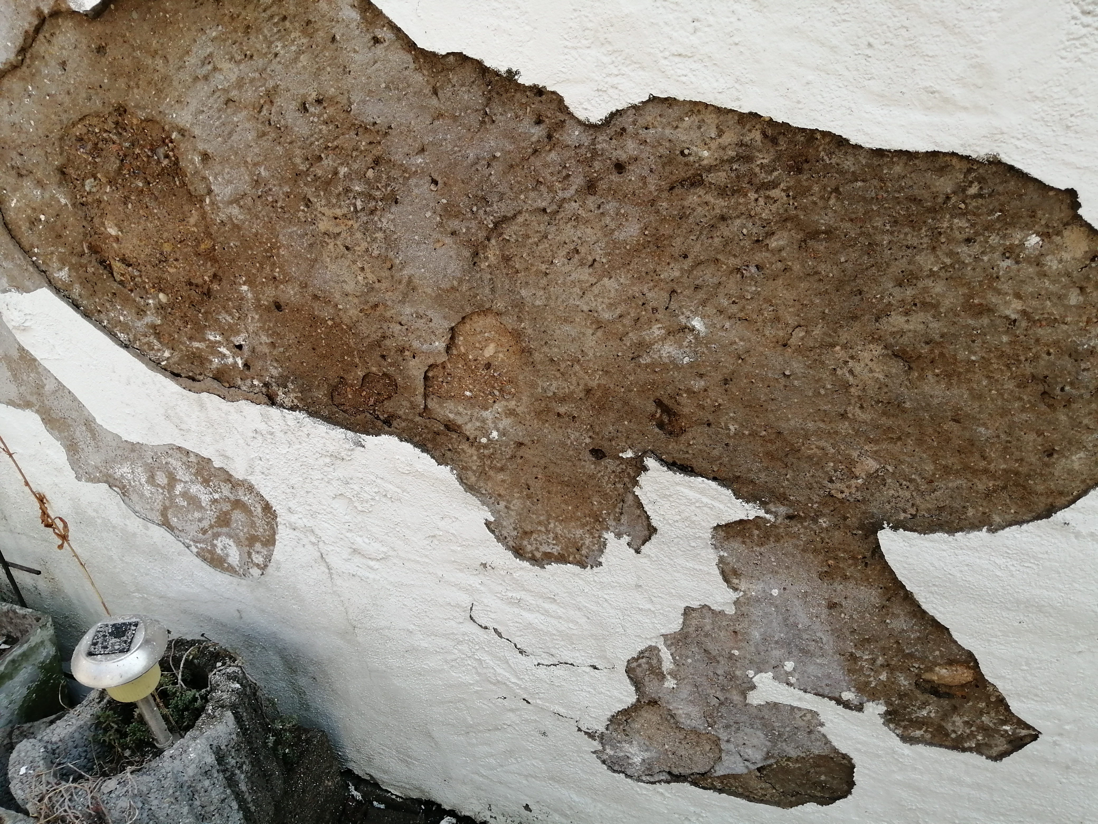Außenmauer - vorher